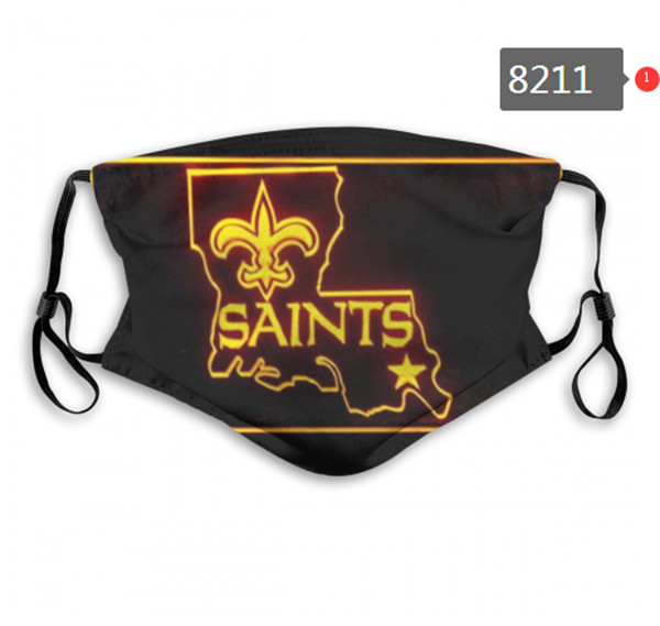 Saints Sports Face Mask 08211 Filter Pm2.5 (Pls Check Description For Details)